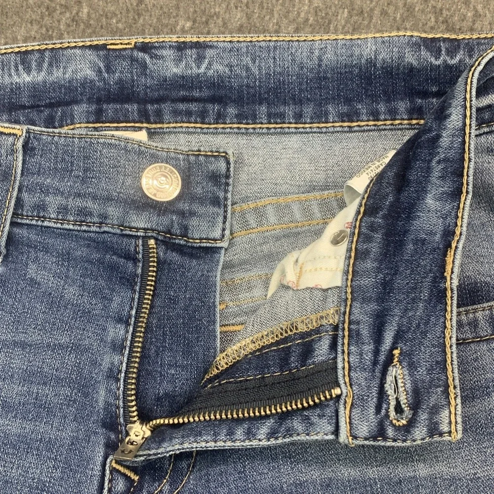 True Religion ROCCO Relaxed Skinny Women's Denim Blue Jeans - Size 31